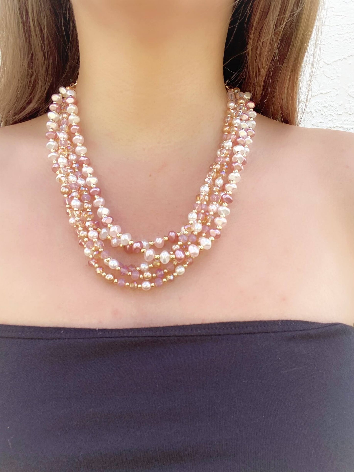 Pearl Stacked Necklace