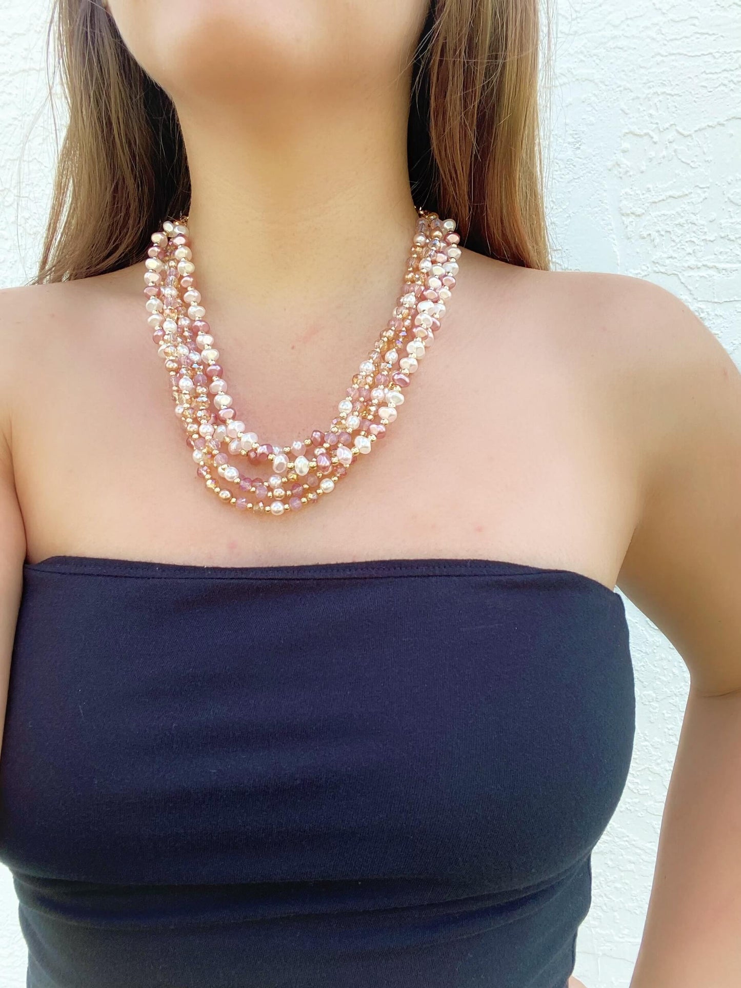 Pearl Stacked Necklace