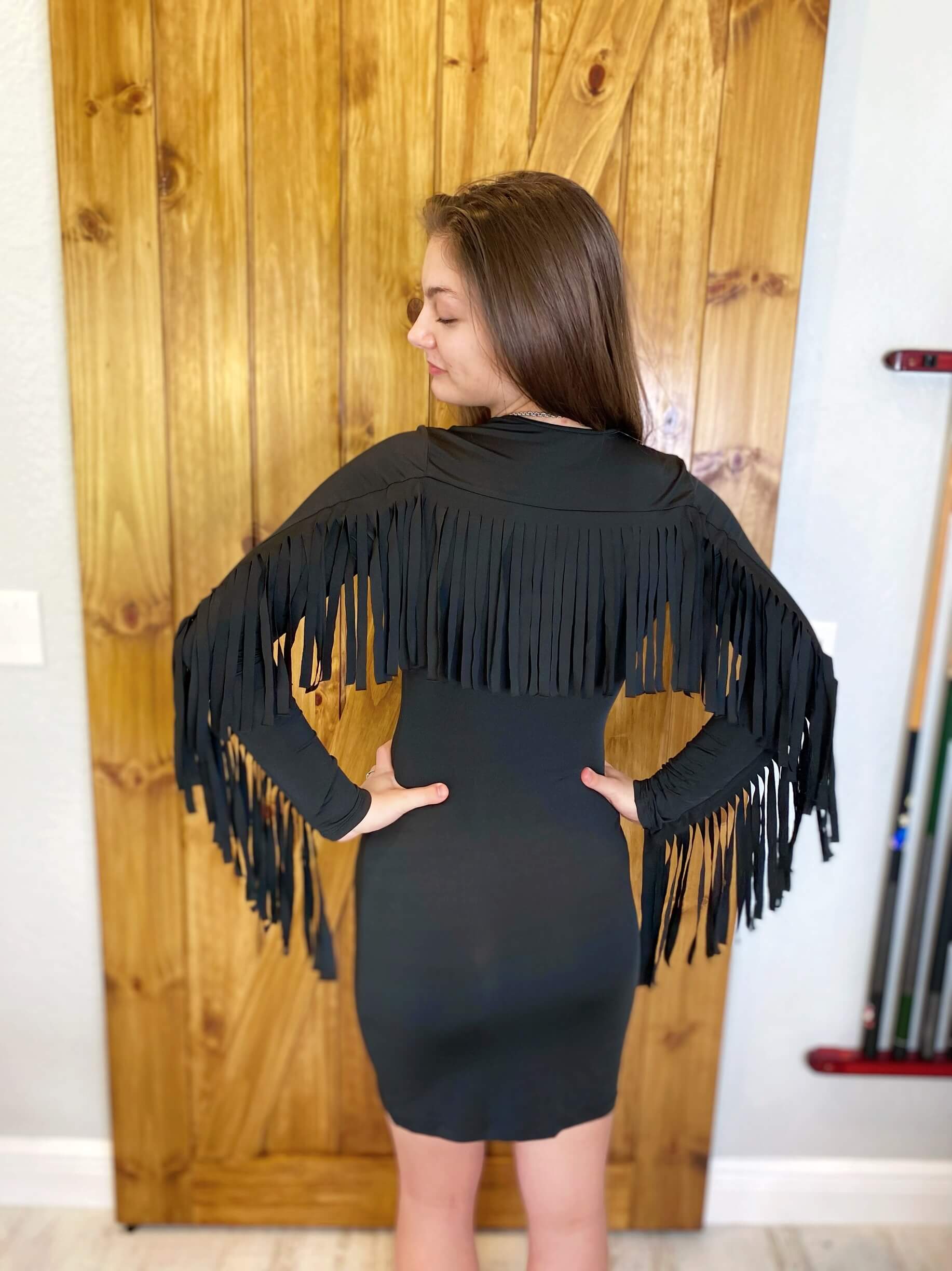 Western dress sales with fringe